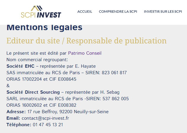 Scpi invest fr