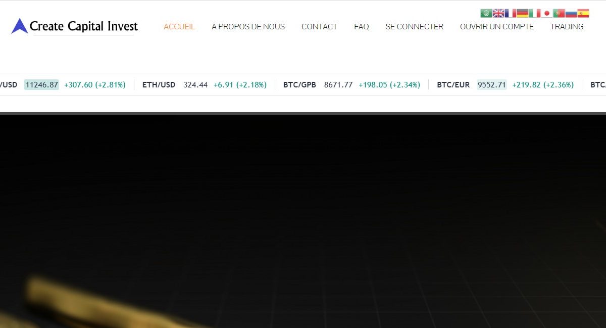 Avis sur Createcapitalinvest.com : une arnaque en ligne