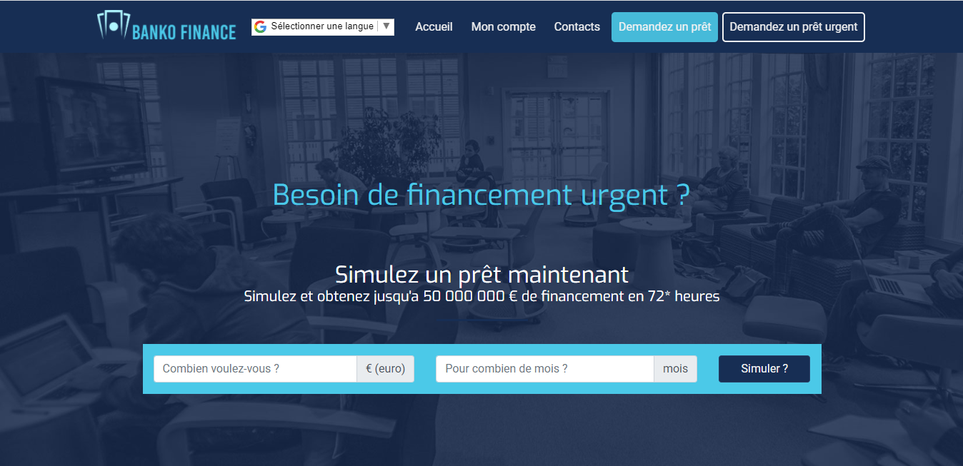 Avis sur Bankofinancegroup.com : un site d'arnaque