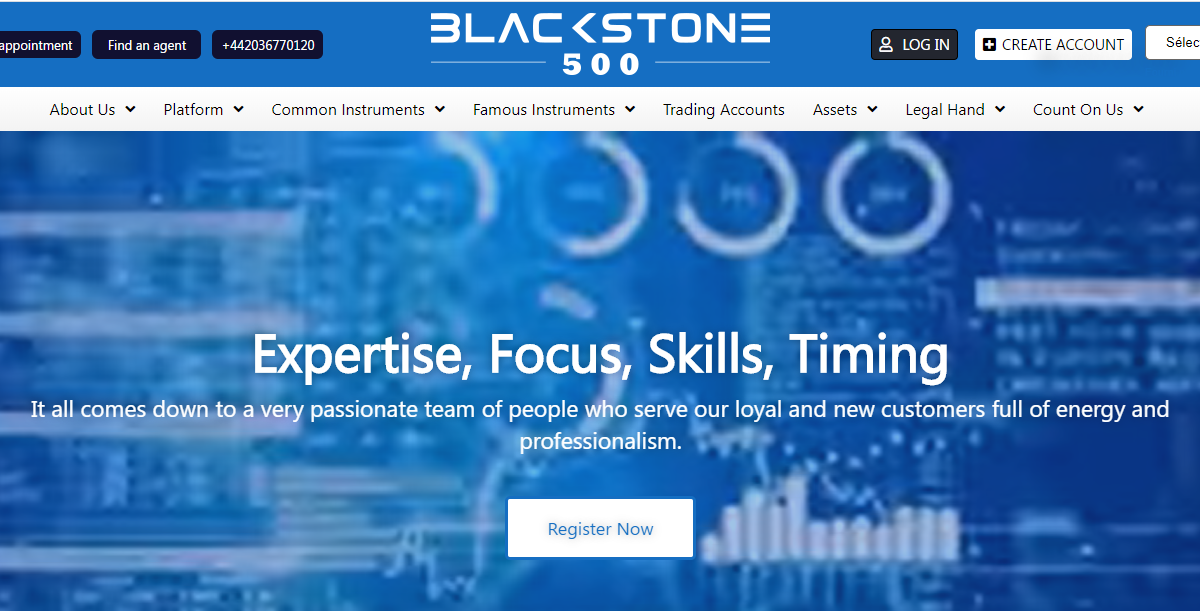 Avis sur Blackstone500.com : un site d'arnaque