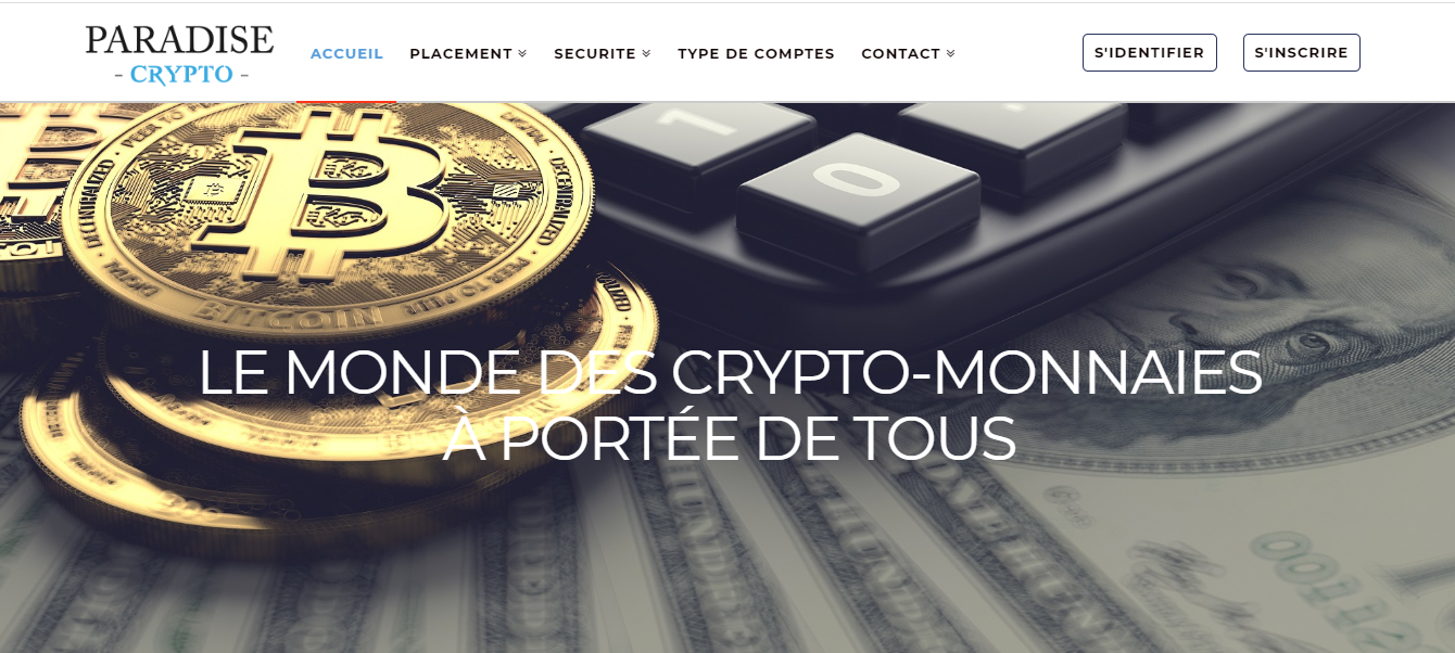 Avis sur le site Paradisecrypto.net : une arnaque en ligne