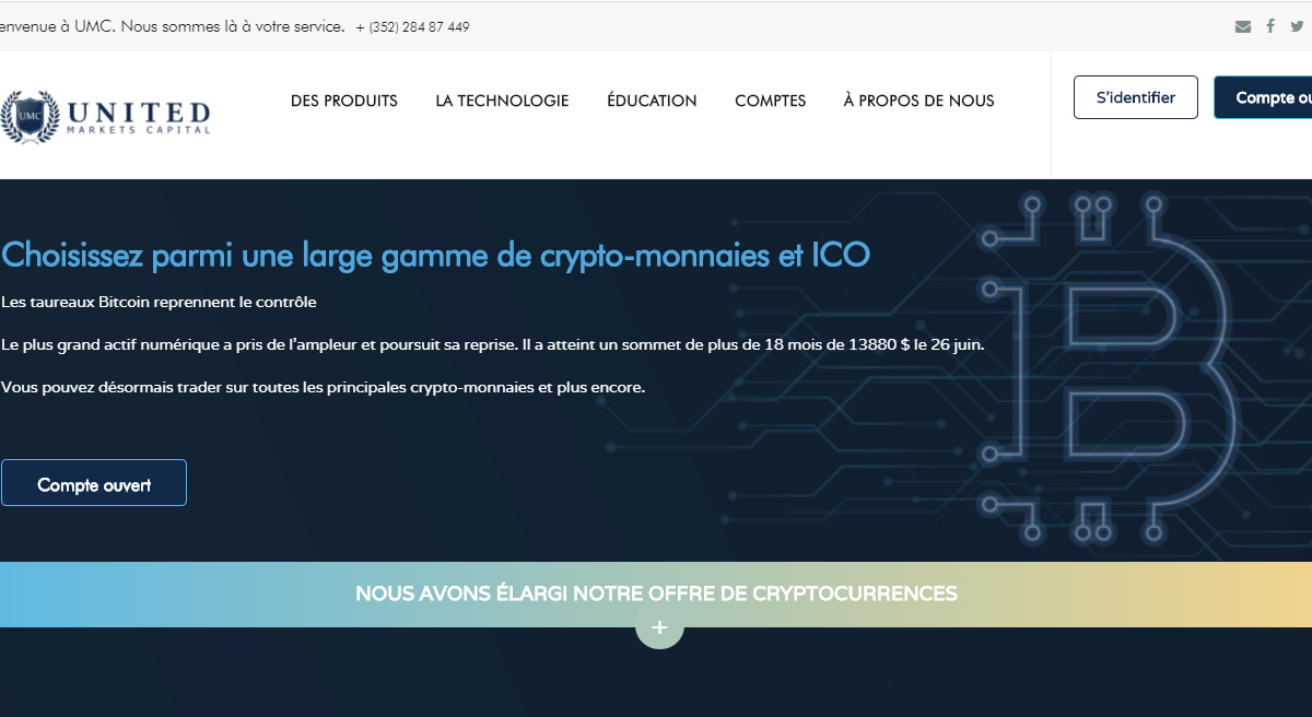 Avis sur Unitedcapitalmarkets.com : une arnaque en ligne