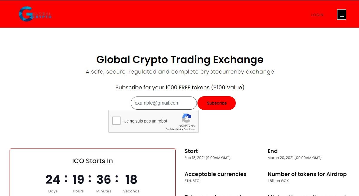 Globalcrypto.exchange ou la définition d’une stratégie d’arnaque mal ficelée