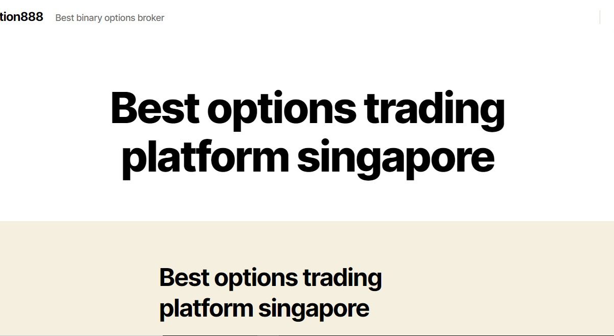 Avis sur Option888.com
