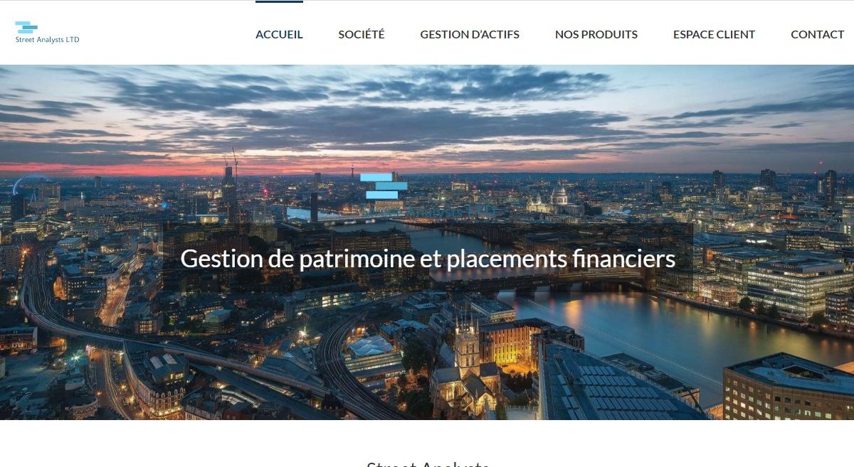 Avis sur Streetanalysts.net : les escrocs de Ejglanvilleandco.com sont de retour