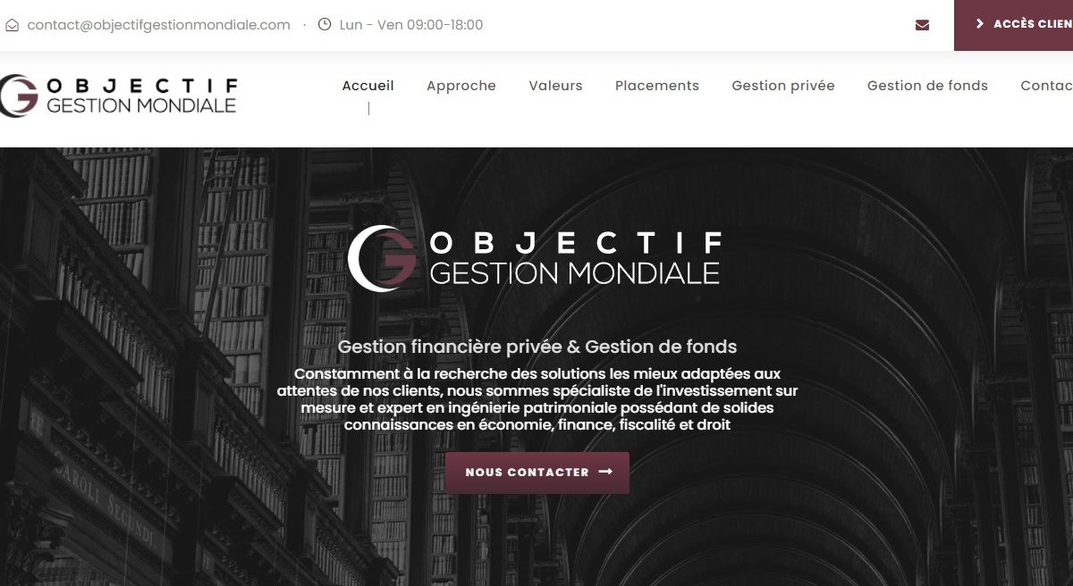 Avis sur Objectifgestionmondiale.com : l’usurpation d’identité démasquée