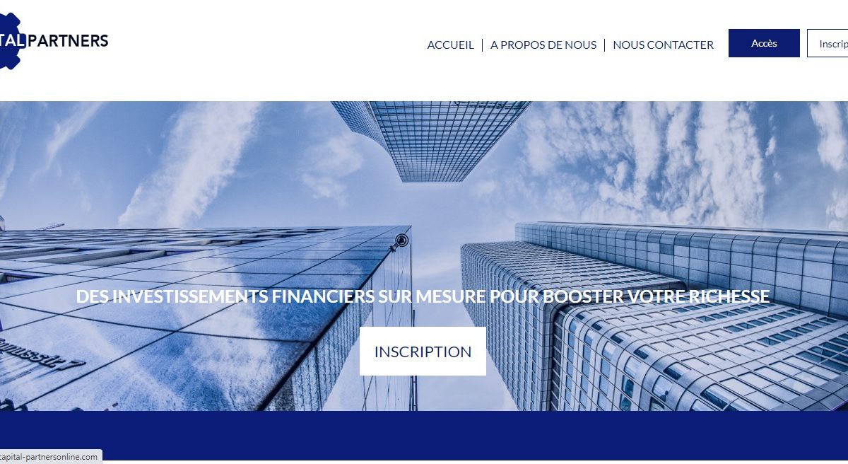 La magie de Capital-partnersonline.com s’est dissipée !