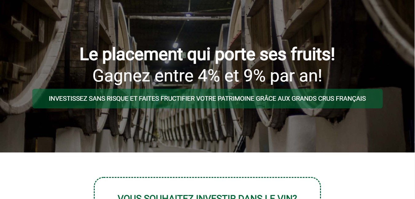 Pourquoi Placement-vins.com/investir-vignoble n’est pas un site crédible ?