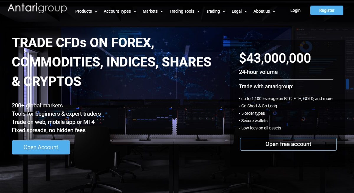 Antarigroup.com : Encore un faux site qui vend du rêve