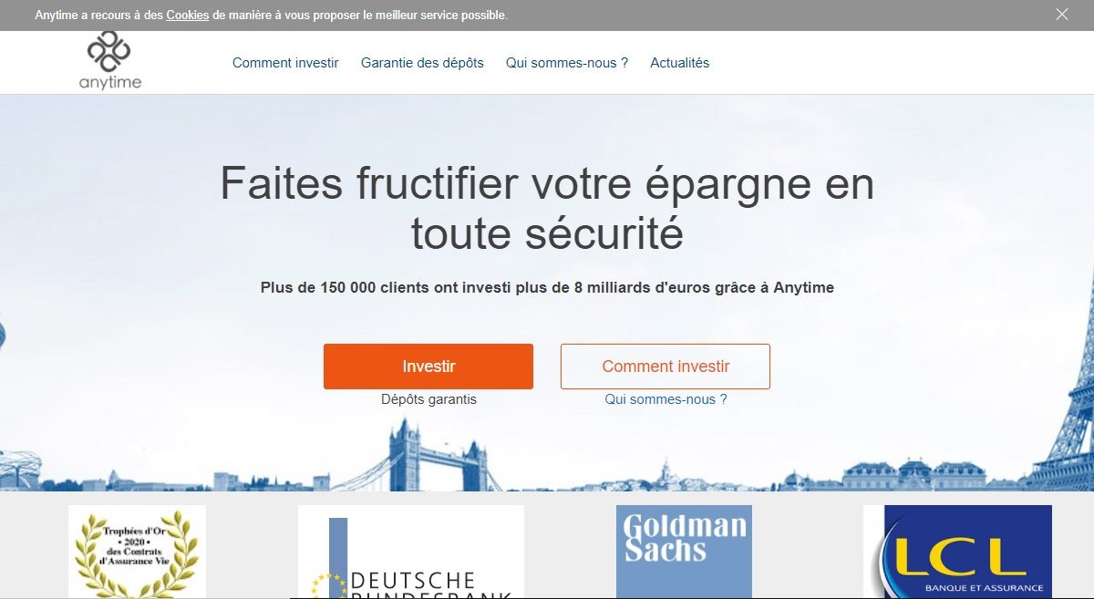 Pourquoi nous recommandons de ne pas investir sur Anytime-private.fr ?