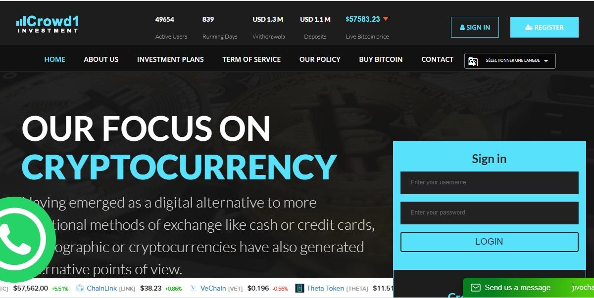 Avec le site Crowd1investment.com, nous sommes certains que les arnaqueurs peuvent se montrer très ingénieux.