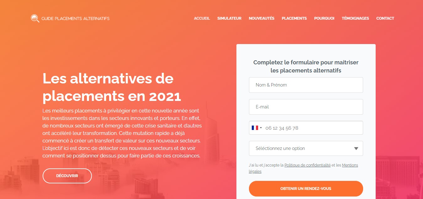 Guide-placements-alternatifs.com : l’arnaque derrière un formulaire
