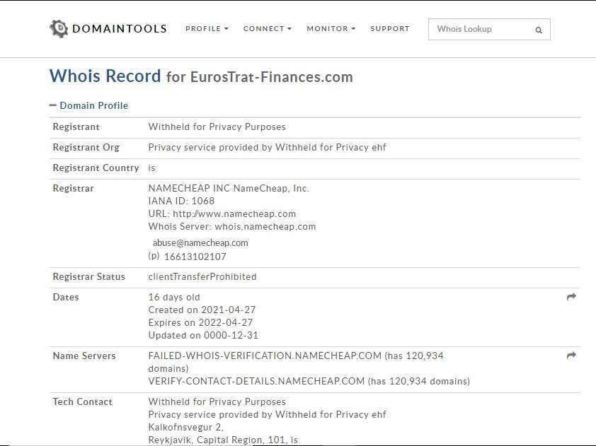 Platform.eurostrat-finances.com/fr/admin/login : quel étrange site !