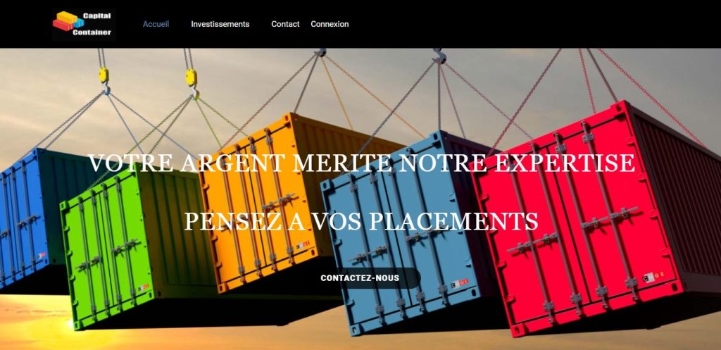 Évitez de faire un investissement sur Capital-containers.com !