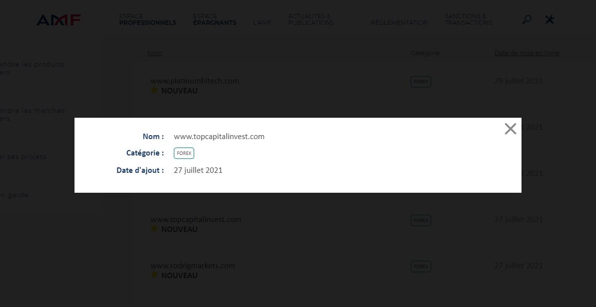 Pourquoi Topcapitalinvest.com est-il un site à fuir ?