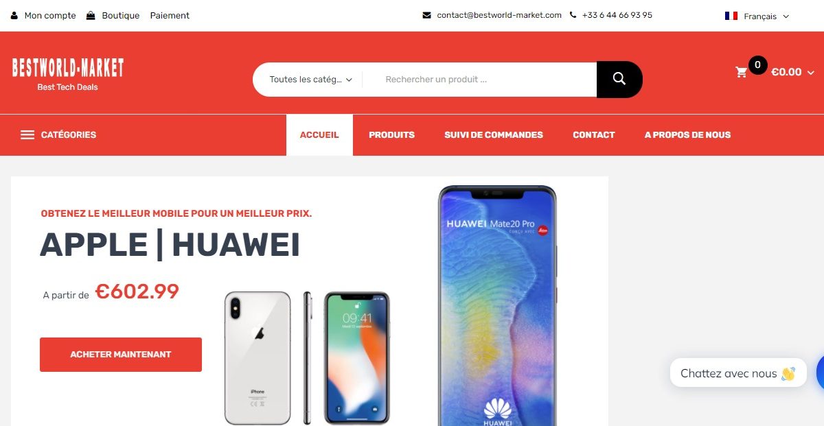 N’achetez aucun produit sur Bestworld-market.com !