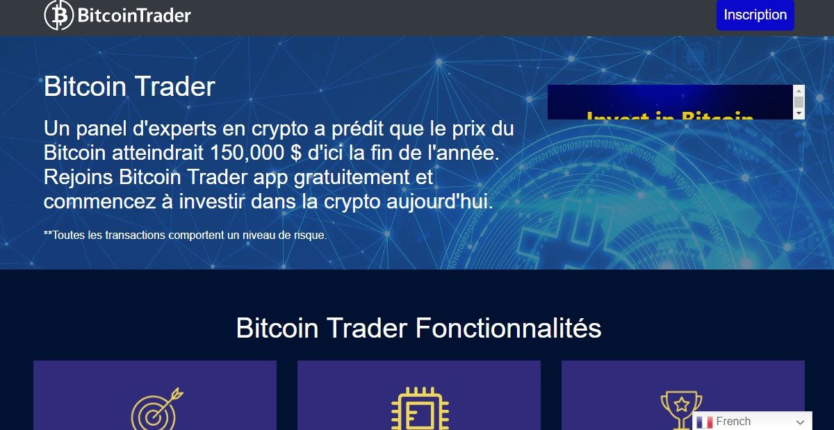 Trader les cryptomonnaies sur Bitcointrader.site/fr ? Mauvaise idée !