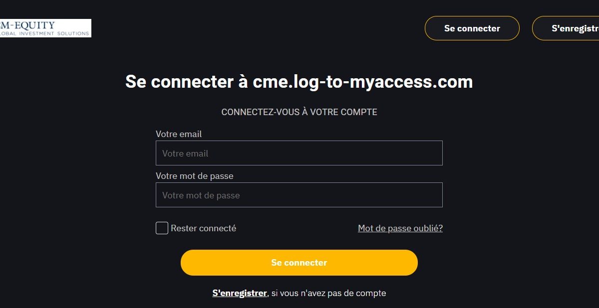 Attention, arnaque en vue sur Cme.log-to-myaccess.com