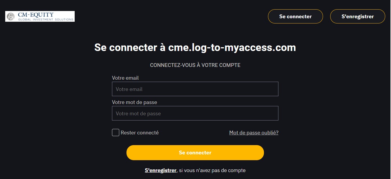 Attention, arnaque en vue sur Cme.log-to-myaccess.com