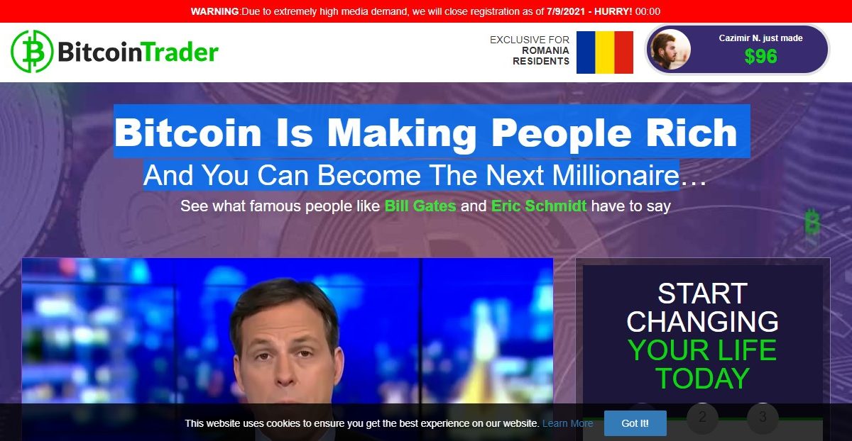 Daily-investment-deals-now.com/bitcoin-trader, l’arnaque sur les cryptomonnaies