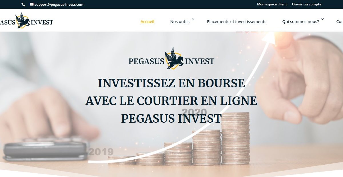 Évitez autant que possible de vous rendre sur Pegasus-invest.com. Cette plateforme web a été lancée par des escrocs.