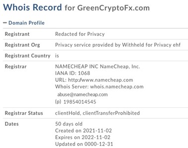 Greencryptofx.com est-il un site crédible et fiable ?