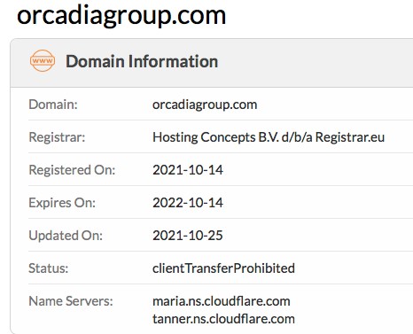 Sur Orcadigroup.com, des escrocs clonent l’identité de Orcadia