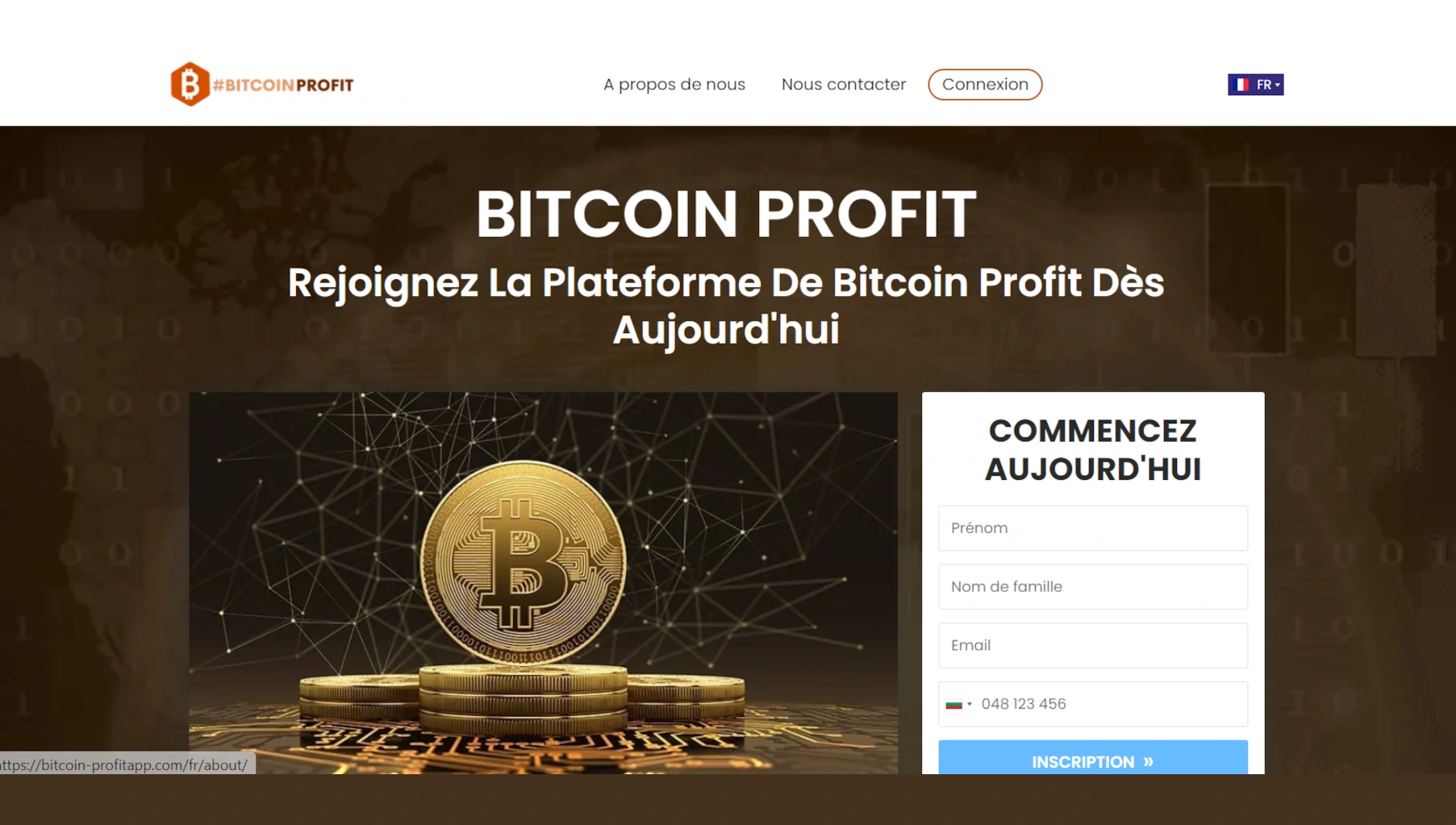 Bitcoin profit App, escroquerie