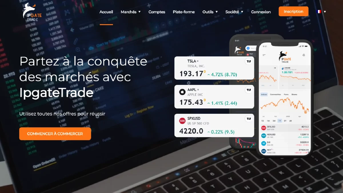 Ipgate.trade escroquerie à tous les niveaux
