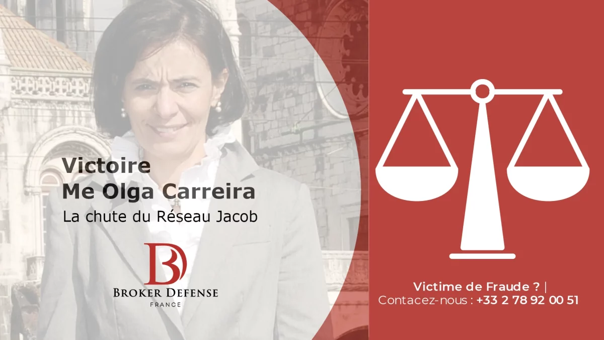 Victoire de Maître Carreira contre le réseau Jacob