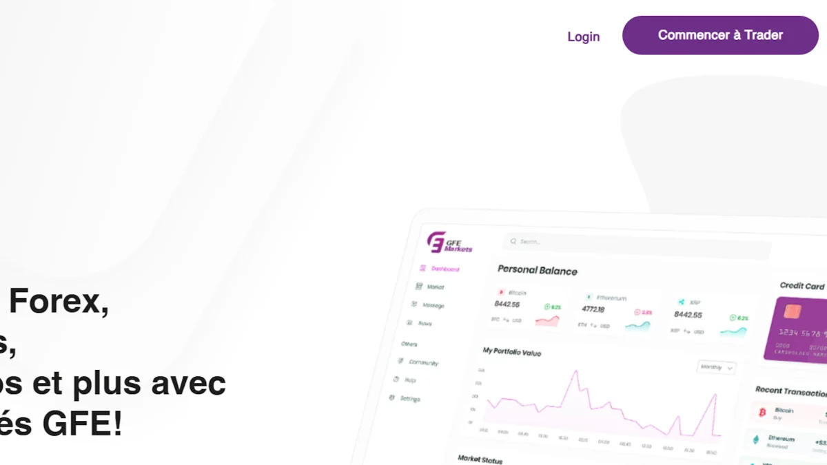 Bienvenue chez GFE Markets, perdez-y votre argent !