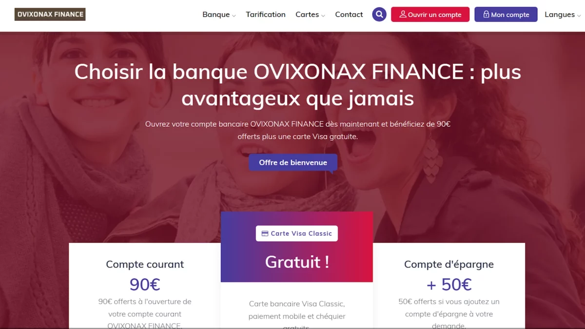 Ovixonax, escroquerie en ligne à la fausse banque