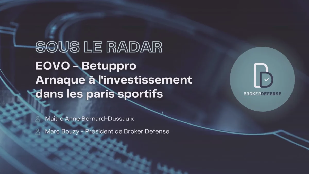 EOVO Betuppro, conférence sur l'arnaque