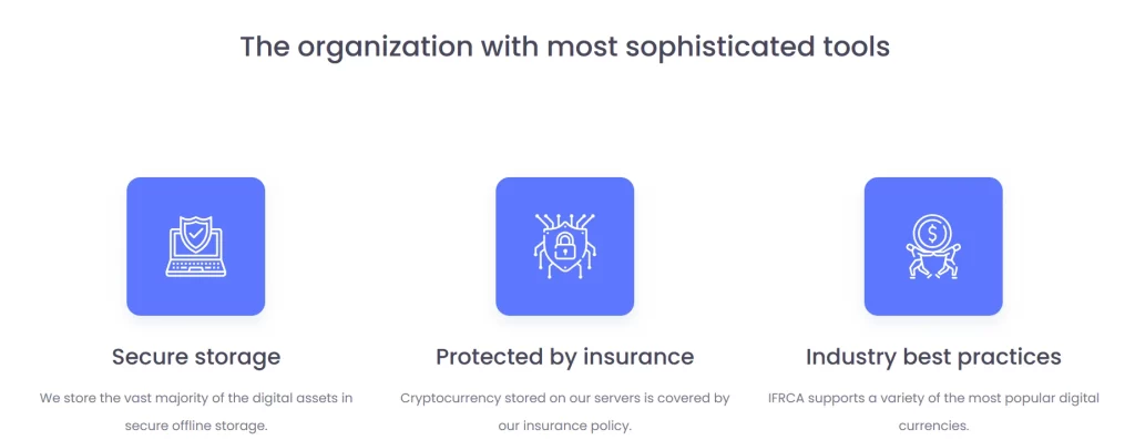 site avec assurance crypto ? ceci est un point d'inquiétude