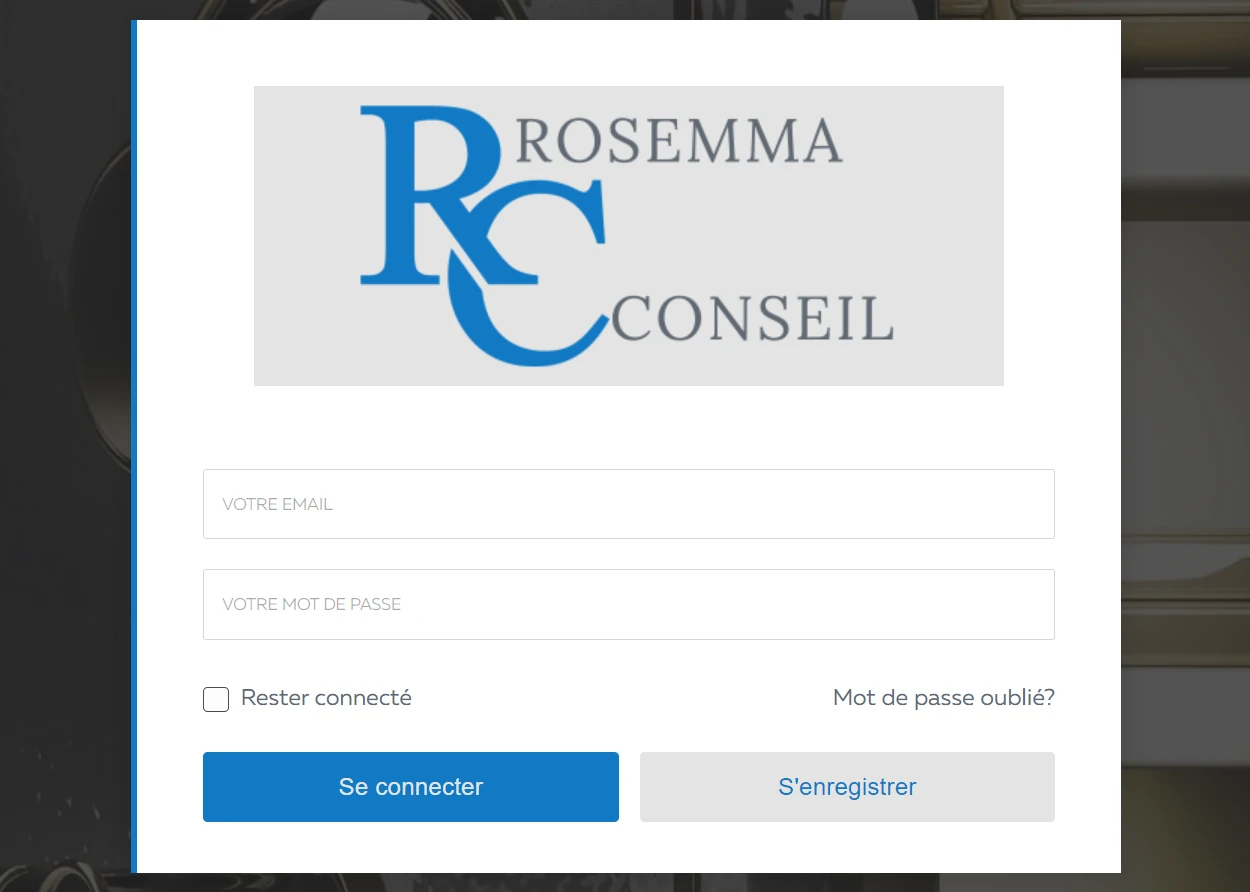 Page d'accueil de Rosemma Conseil