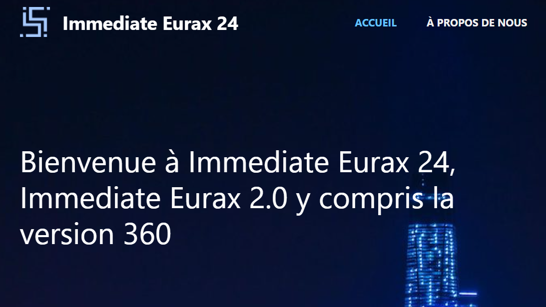 Images Immediate Eurax 24 pour séduire les investisseurs