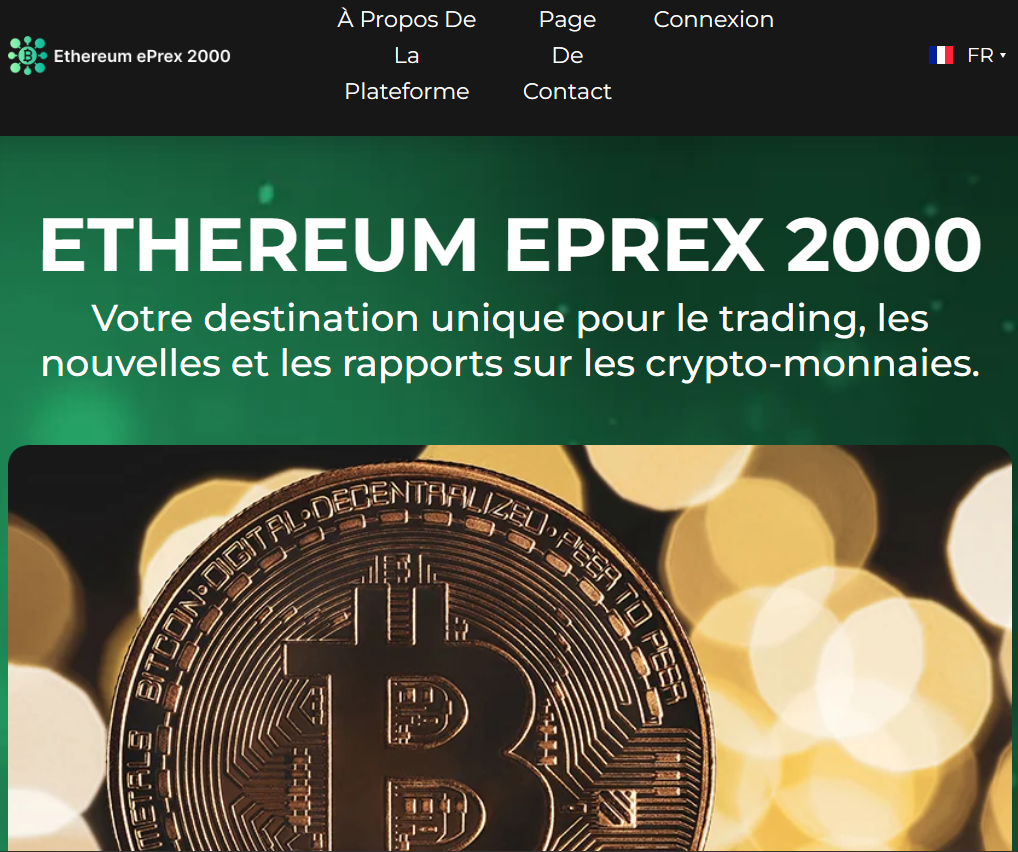 Stratégie de Manipulation Visuelle Ethereum ePrex 2000