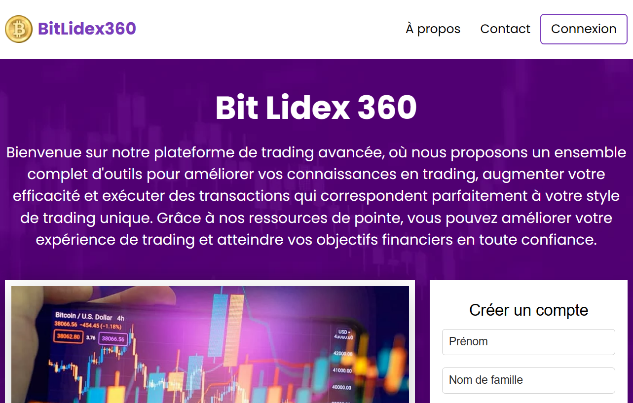 BitLidex360 un site frauduleux