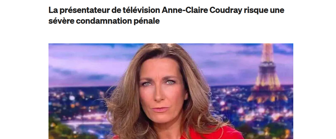 Anne-Claire Coudray faussement représentée dans l'arnaque Immediate Bitwave