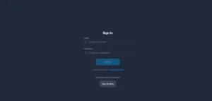 Page de connexion elst.cc sans identité visuelle