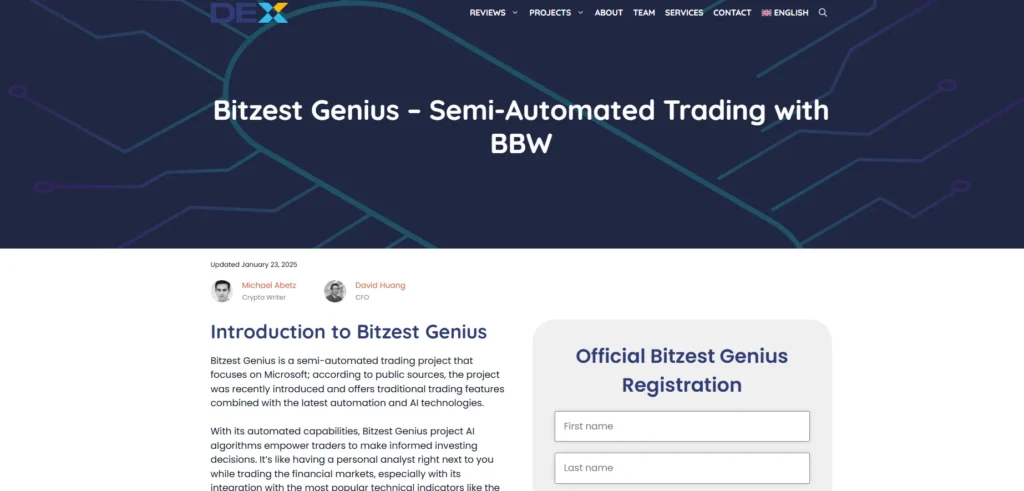 Interface DEX.AG