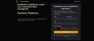 Interface du site Parlons Platform