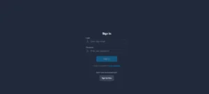 Page de login Po-t.cc avec champs email et mot de passe