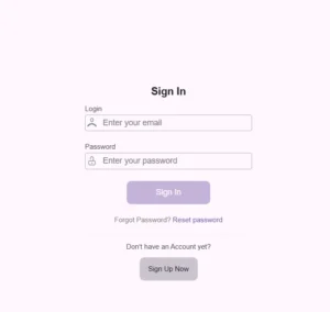 Page de connexion du site sd-i.cc