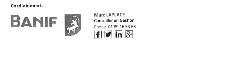 Les coordonnés de Marc Laplace, le conseiller en gestion derrière Market.banif-bc.online.